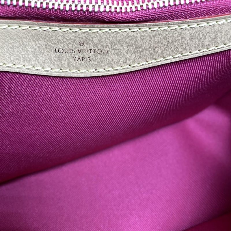 LOUIS VUITTON Diane Monogram Fuchsia w/Leather & Canvas Strap - Image 7
