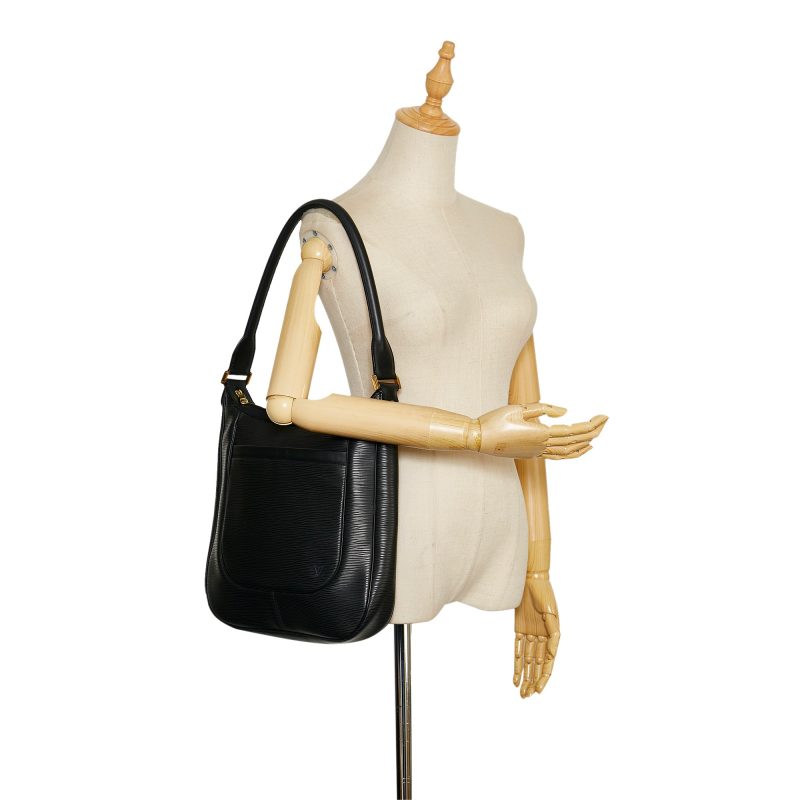Louis Vuitton Salabha Black Epi - Image 7