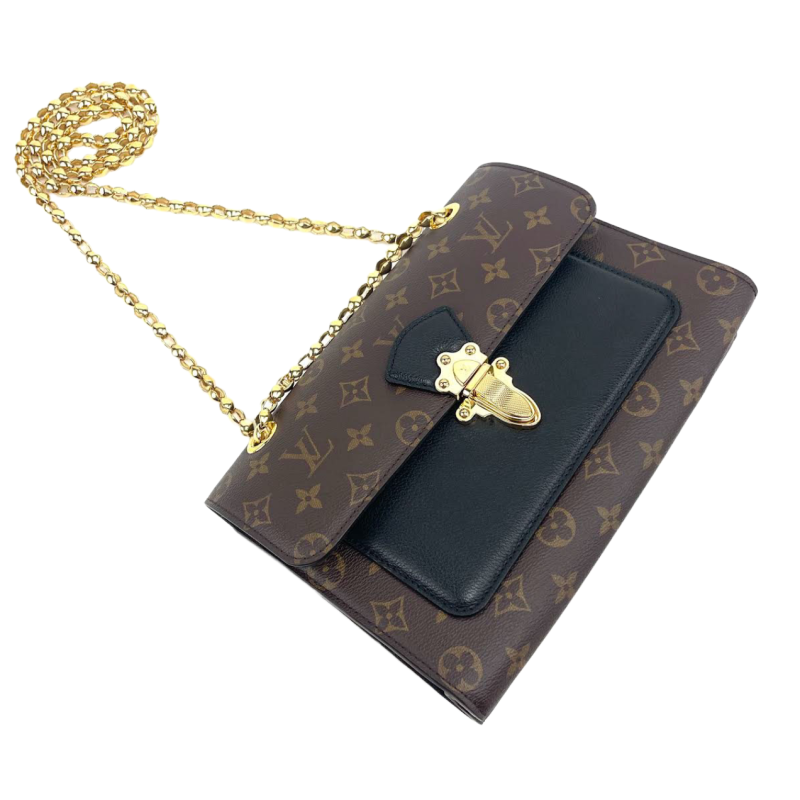 LOUIS VUITTON Victoire Monogram w/Black - Image 3