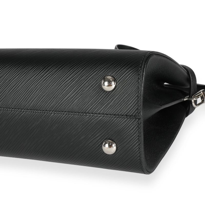 Louis Vuitton Black Epi Leather Twist Tote - Image 6