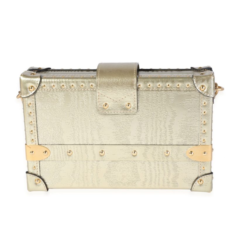 Louis Vuitton Gold Grain de Bois Petite Malle - Image 2