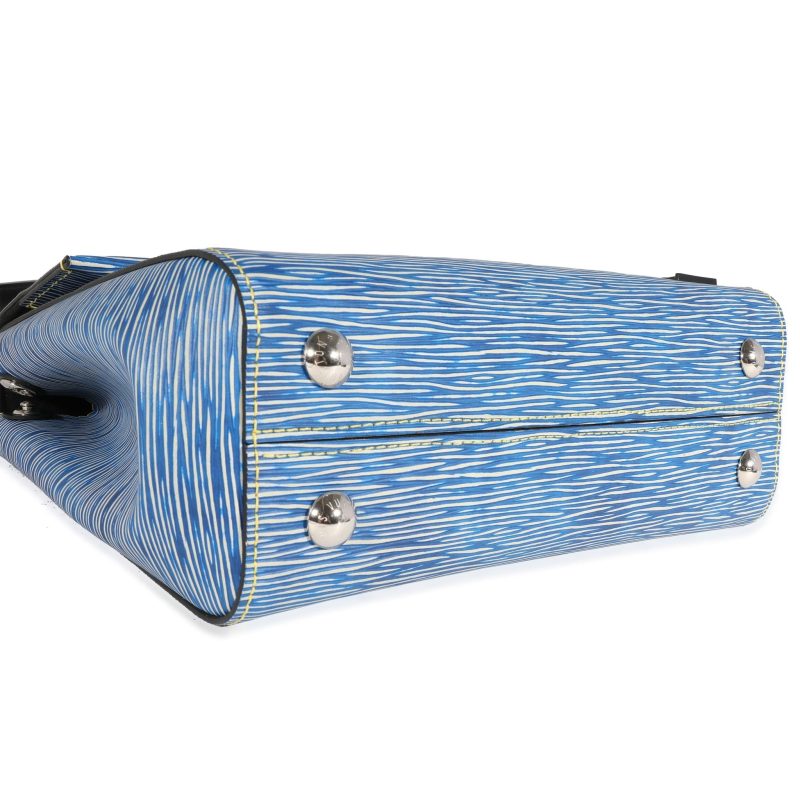 Louis Vuitton Blue Epi Denim Cluny BB - Image 5