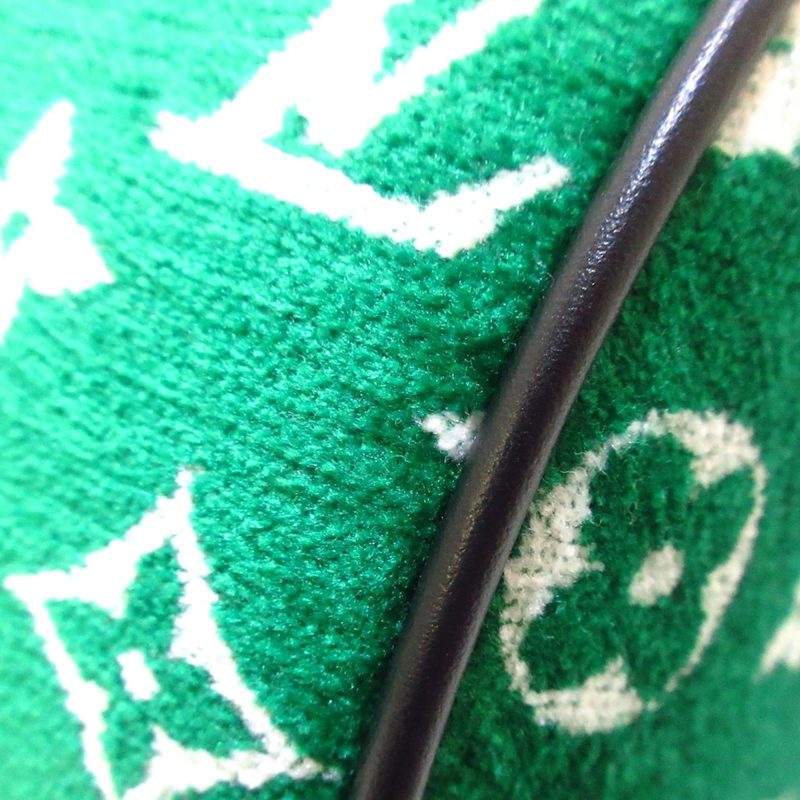 Louis Vuitton Papillon 30 Green Monogram Jacquard Velvet - Image 7