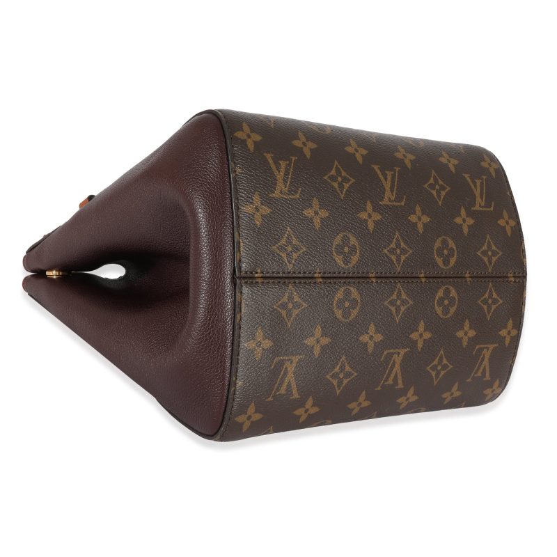 Louis Vuitton Monogram Leather Fold Tote MM - Image 5