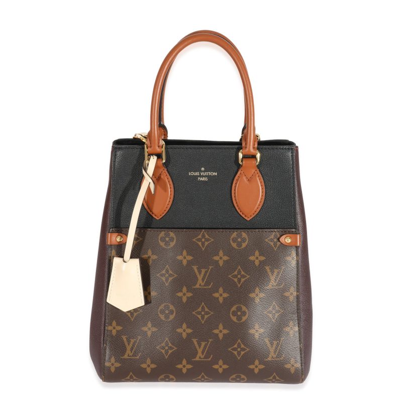 Louis Vuitton Monogram Leather Fold Tote MM - Image 8