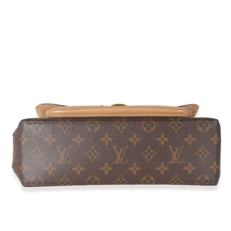 Louis Vuitton Sesame Leather Monogram Canvas Marignan Bag - Image 6