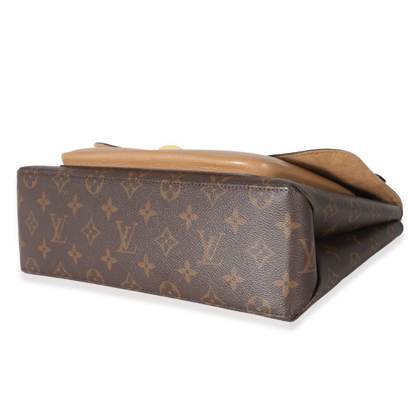 Louis Vuitton Sesame Leather Monogram Canvas Marignan Bag - Image 5