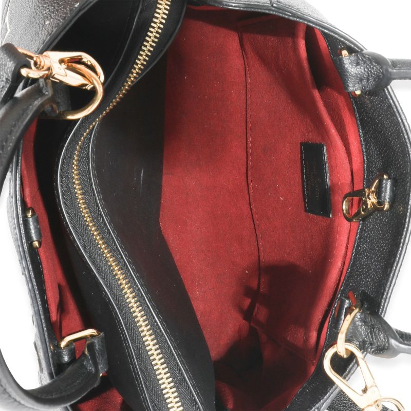 Louis Vuitton Black Beige Monogram Empreinte Montaigne BB - Image 7