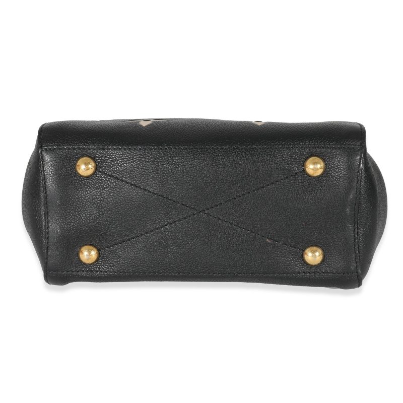 Louis Vuitton Black Beige Monogram Empreinte Montaigne BB - Image 3