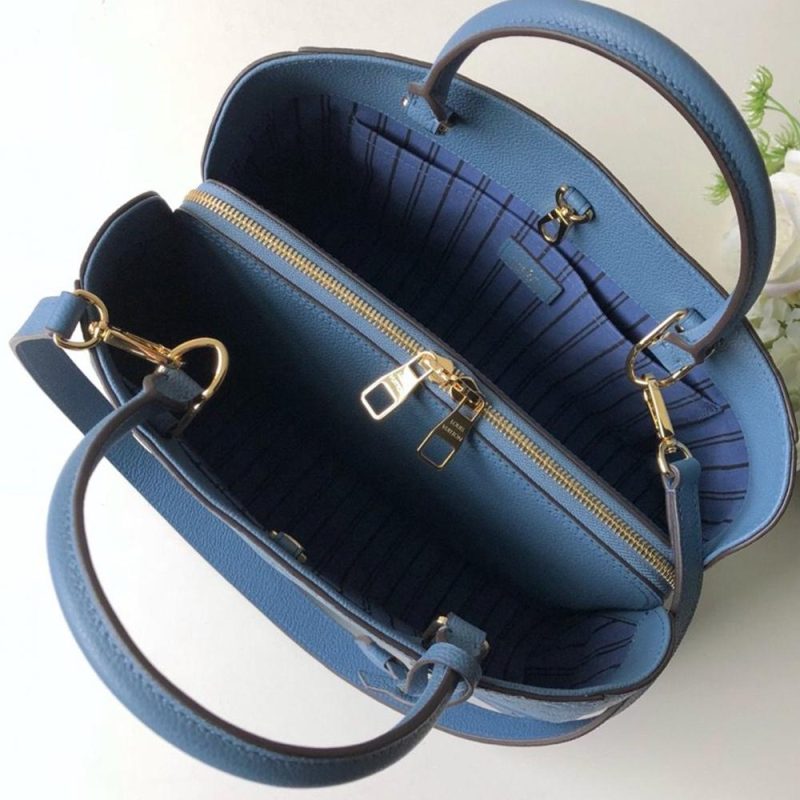 Louis Vuitton MONTAIGNE MM Blue - Image 4