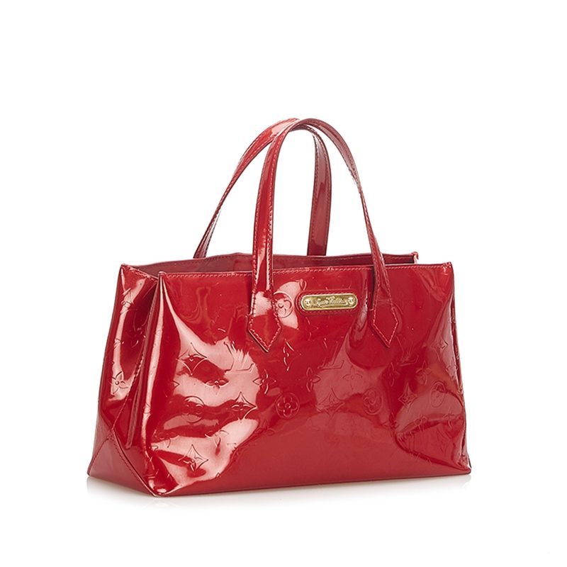 Louis Vuitton Wilshire PM Red Monogram Vernis