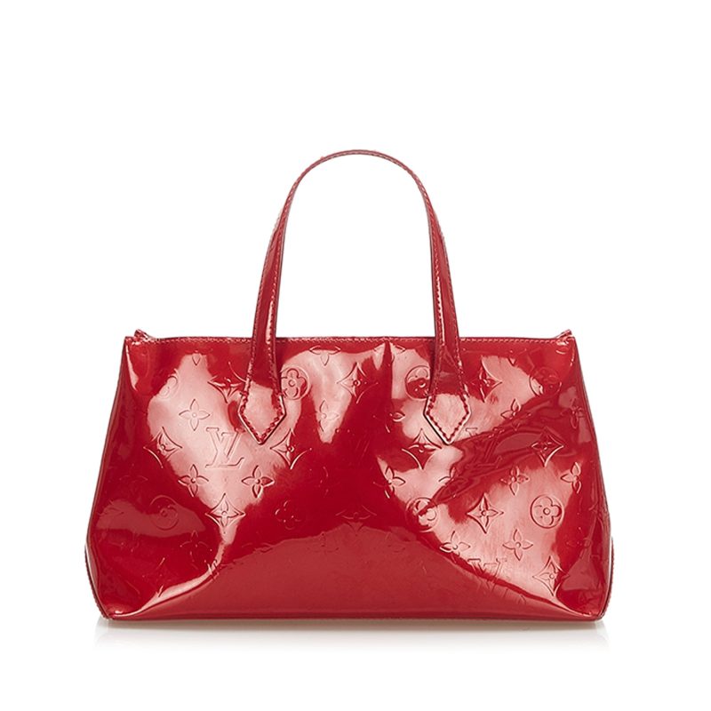 Louis Vuitton Wilshire PM Red Monogram Vernis - Image 2