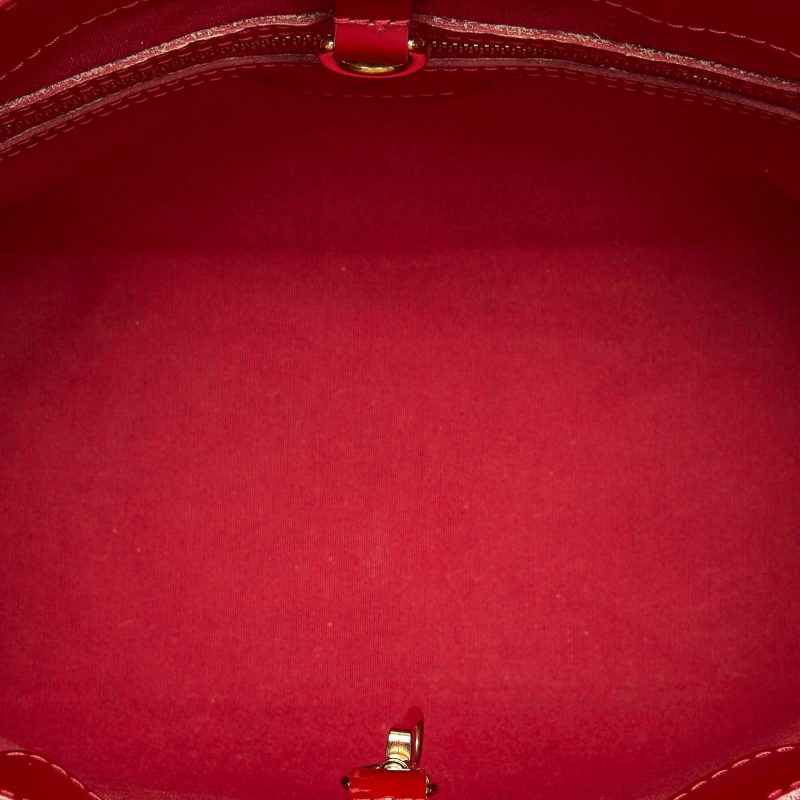Louis Vuitton Wilshire PM Red Monogram Vernis - Image 4
