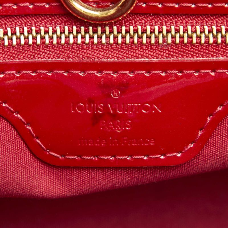Louis Vuitton Wilshire PM Red Monogram Vernis - Image 5