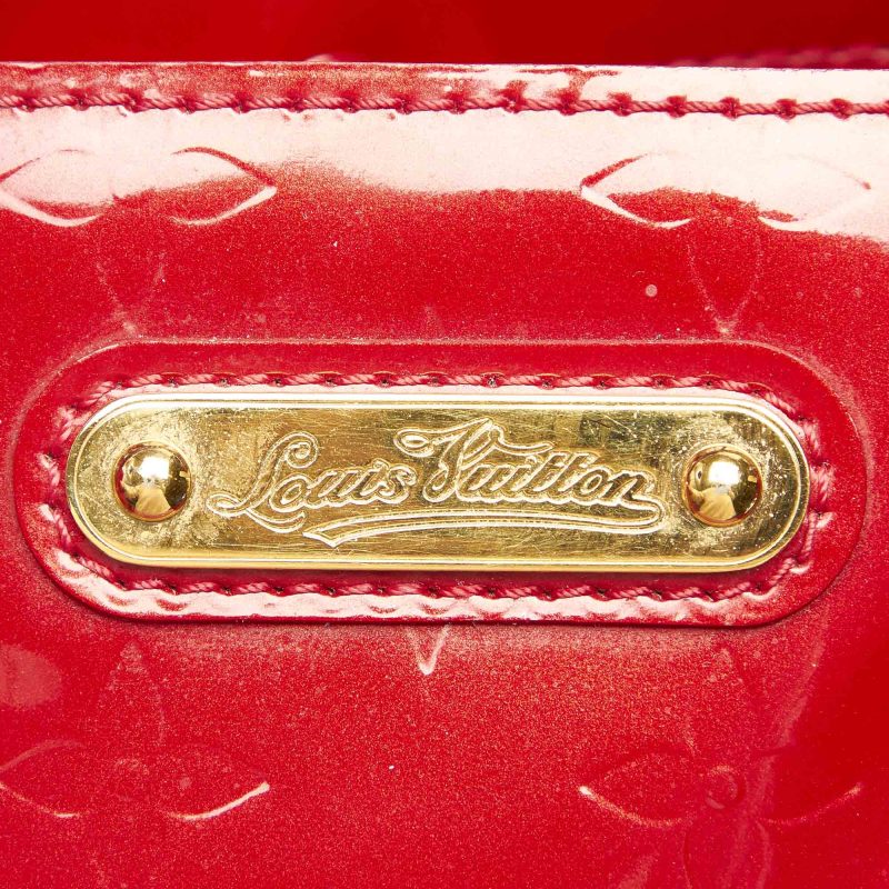 Louis Vuitton Wilshire PM Red Monogram Vernis - Image 6