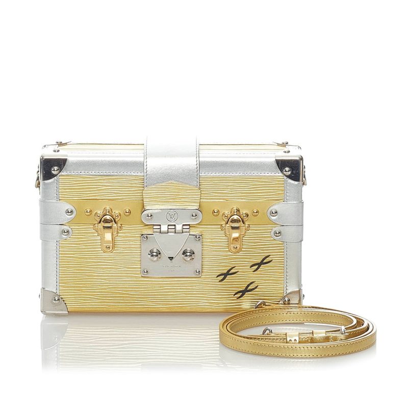 Louis Vuitton Petite Malle Gold Epi - Image 13