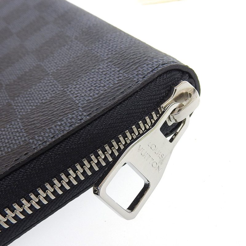 Louis Vuitton Damier Cobalt Zippy Wallet Vertical Long N62240 - Image 5