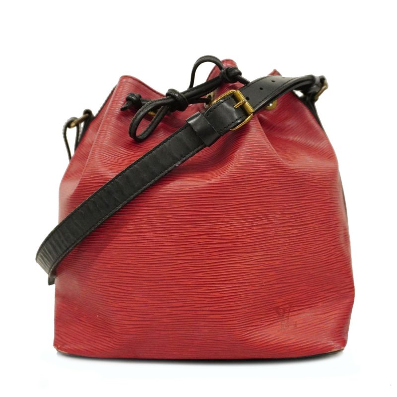 Louis Vuitton  Epi Petit Noe M44172 Women's Shoulder Bag Castilian Red,Noir - Image 10