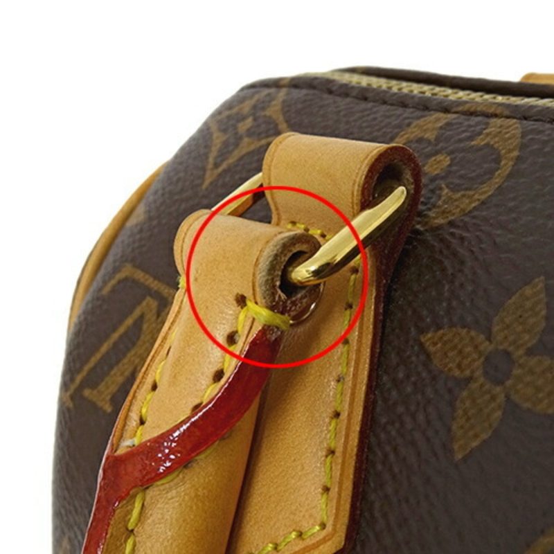 LOUIS VUITTON Bag Monogram Women's Handbag Shoulder 2way Speedy Bandouliere 20 Fuchsia M45948 Brown - Image 9