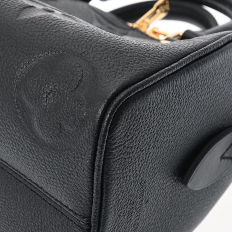 Louis Vuitton Monogram Empreinte Speedy Bandouliere 20 Noir M58953 Women's Leather Bag - Image 6