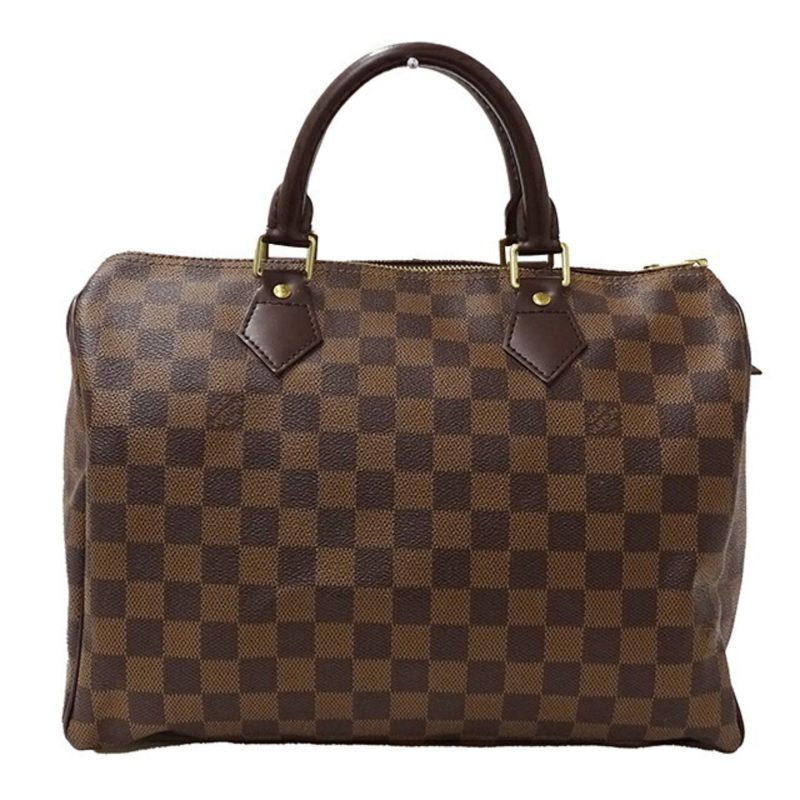 Louis Vuitton Bag Damier Women's Handbag Speedy 30 Brown M41526 - Image 10