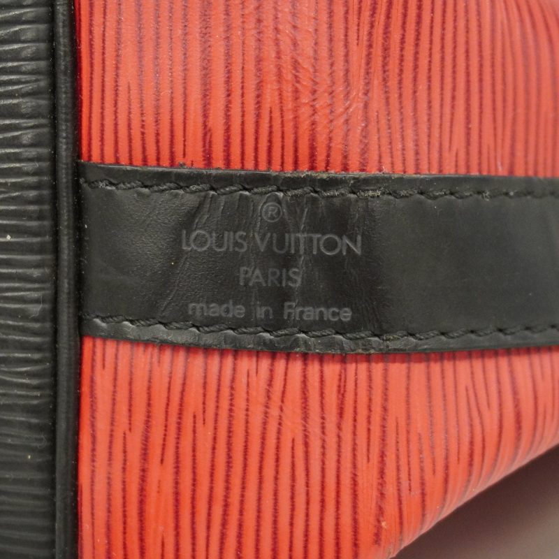 Louis Vuitton  Epi Petit Noe M44172 Women's Shoulder Bag Castilian Red,Noir - Image 4