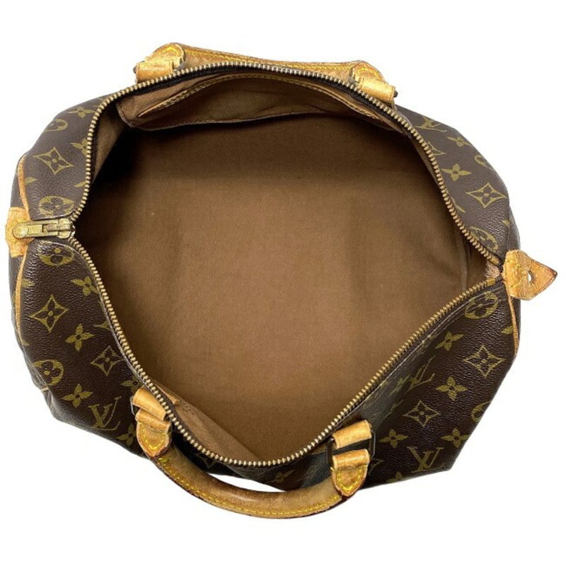 Louis Vuitton Handbag Speedy 35 Brown Monogram M41526 Boston VL882 Louis Vuitton Women's Men's Small Nume - Image 5