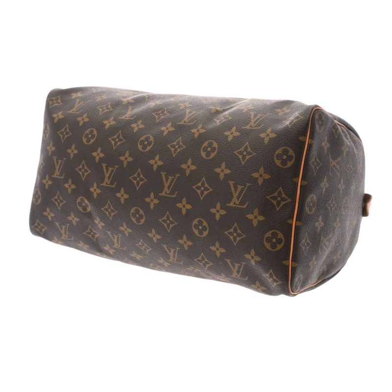 LOUIS VUITTON Monogram Speedy 35 Brown M41524 Women's Canvas Handbag - Image 4