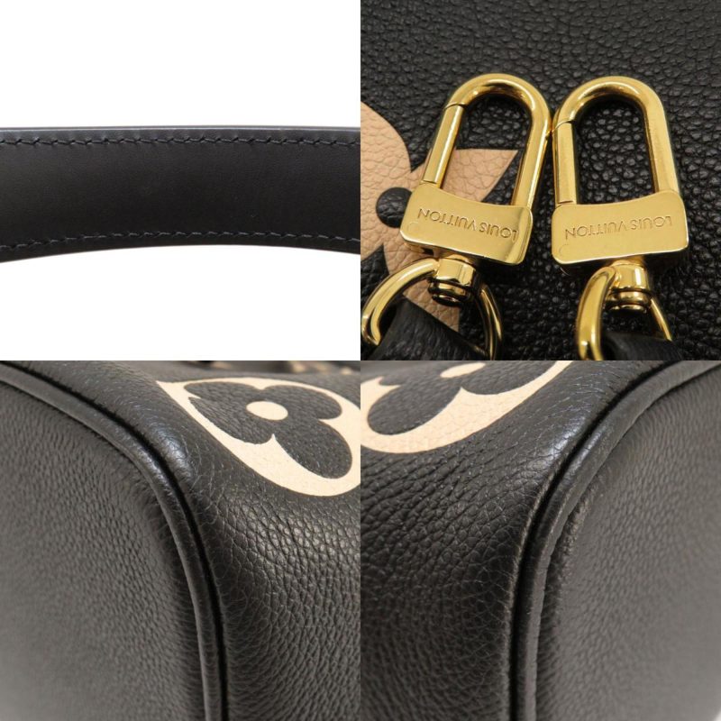 LOUIS VUITTON M45497 Neonoe MM Bicolor Black Beige Shoulder Bag Empreinte Women's - Image 8