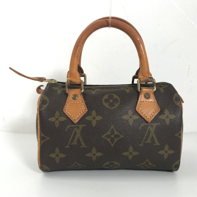 LOUIS VUITTON Boston Bag with Speedy Strap M41534 Monogram Canvas Leather Brown Women's - Image 3