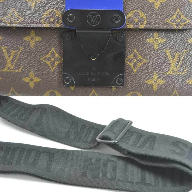 Louis Vuitton Handbag Shoulder Bag 2Way Monogram Macassar S Rock Messenger Brown Canvas Men's M45863 - Image 4