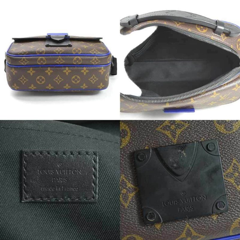 Louis Vuitton Handbag Shoulder Bag 2Way Monogram Macassar S Rock Messenger Brown Canvas Men's M45863 - Image 5