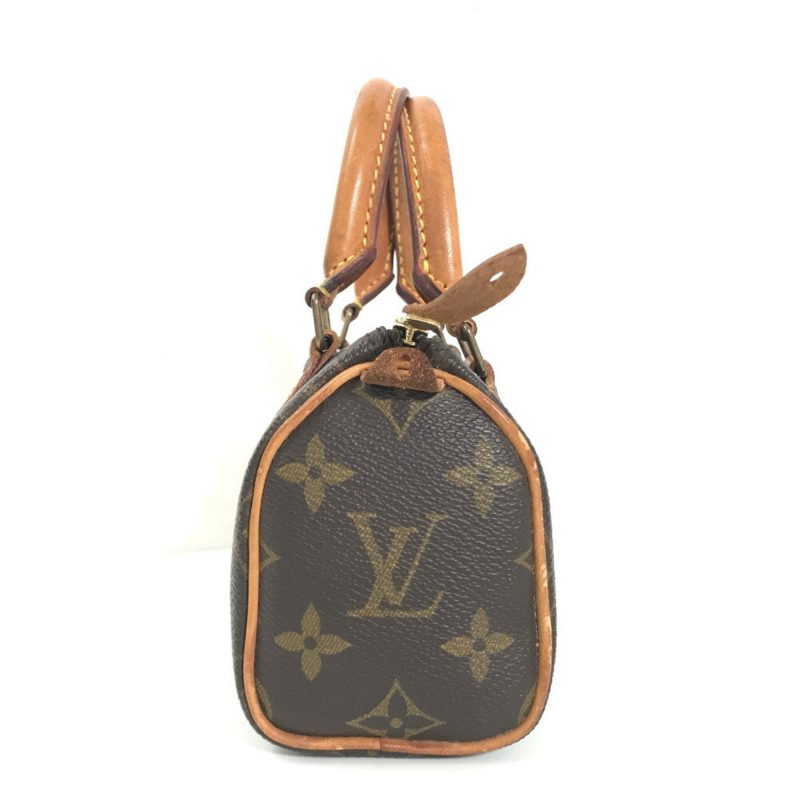 LOUIS VUITTON Boston Bag with Speedy Strap M41534 Monogram Canvas Leather Brown Women's - Image 2