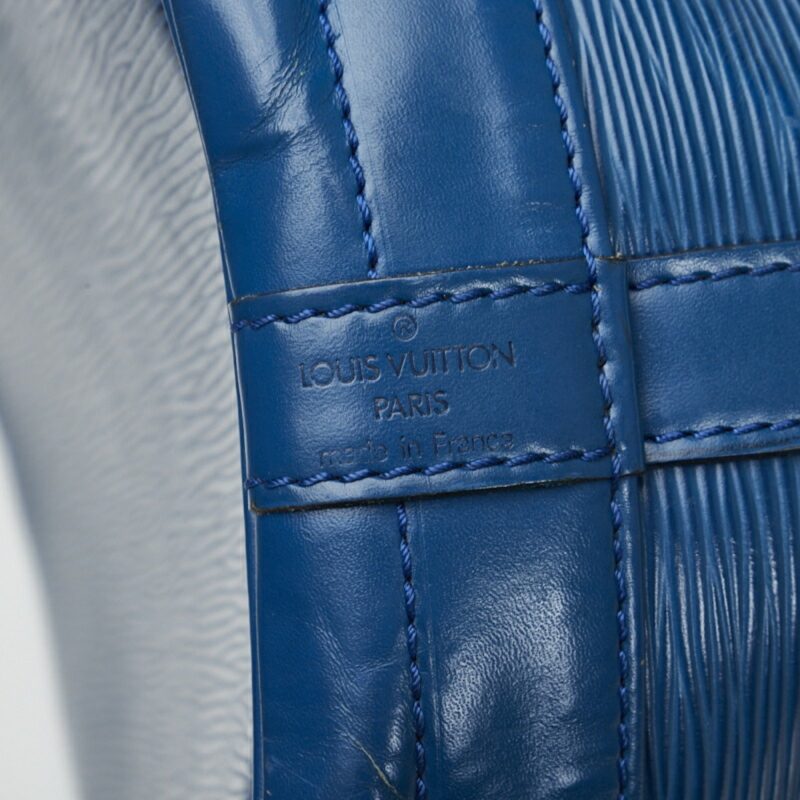 LOUIS VUITTON Epi Noe Shoulder Bag M44005 Toledo Blue Leather Ladies - Image 9