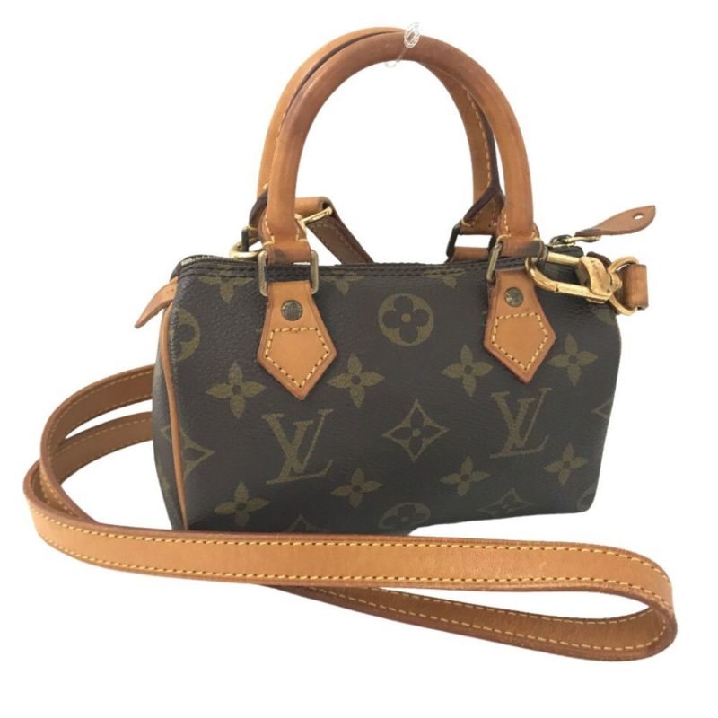 LOUIS VUITTON Boston Bag with Speedy Strap M41534 Monogram Canvas Leather Brown Women's - Image 10