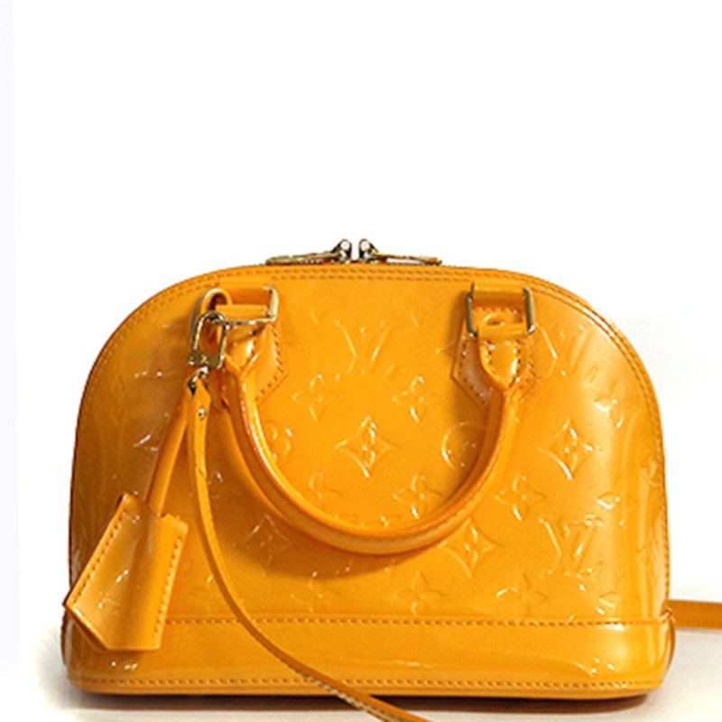 Louis Vuitton Handbag Verni Alma BB Denim Women's Men's - Image 3