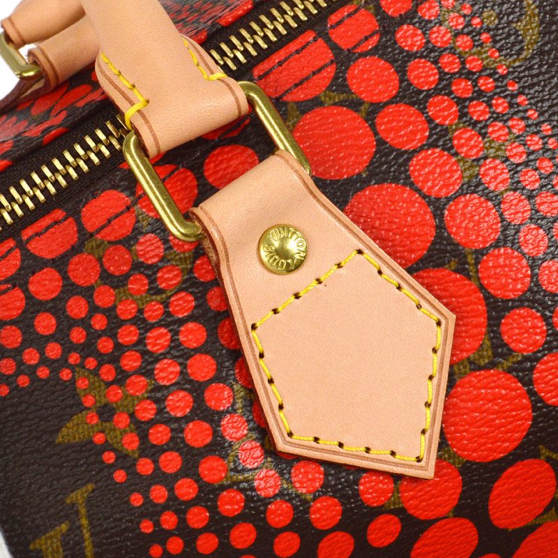 LOUIS VUITTON SPEEDY 30 HANDBAG KUSAMA YAYOI PUMPKIN DOT - Image 4