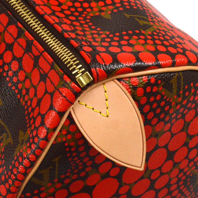 LOUIS VUITTON 2012 Yayoi Kusama SPEEDY 30 PUMPKIN DOT M40693 56876 - Image 5