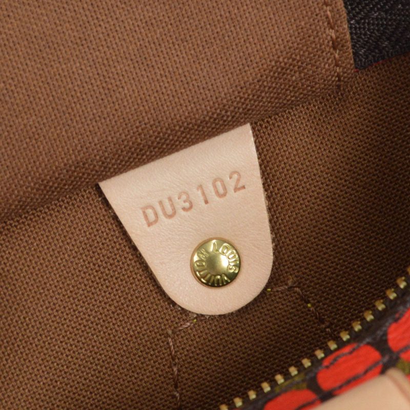 LOUIS VUITTON SPEEDY 30 HANDBAG KUSAMA YAYOI PUMPKIN DOT - Image 9