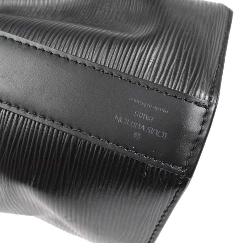 LOUIS VUITTON SAC DEPAULE GM SHOULDER BAG NOIR EPI M80155 - Image 4