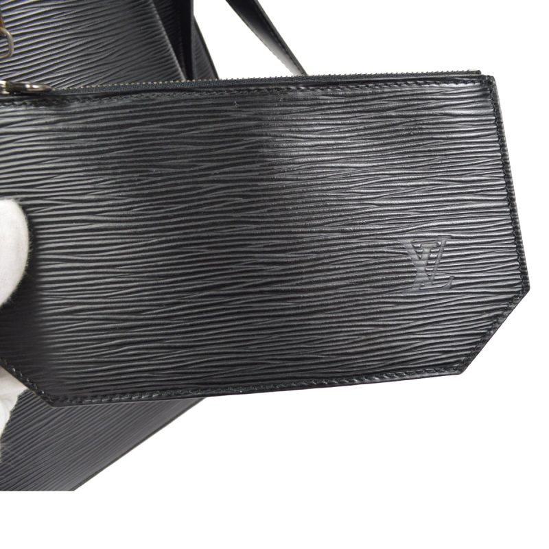 LOUIS VUITTON SAC DEPAULE GM SHOULDER BAG NOIR EPI M80155 - Image 9