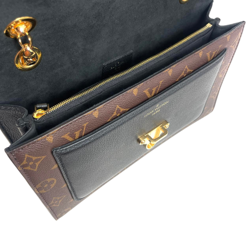 LOUIS VUITTON Victoire Monogram w/Black - Image 7