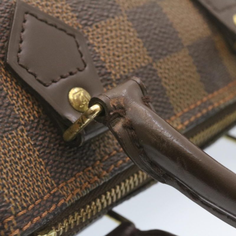 LOUIS VUITTON Damier Ebene Mini Speedy Hand Bag SP Order LV Auth 23260A - Image 7