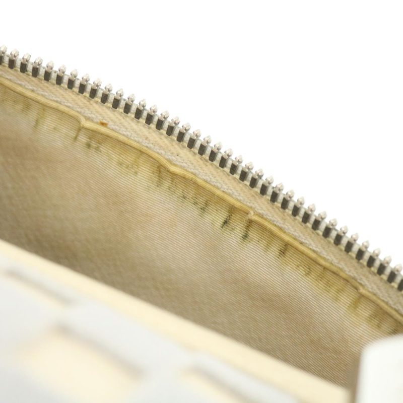 LOUIS VUITTON Damier Cubic Speedy Cube PM Hand Bag White M48909 LV Auth 29243A - Image 9