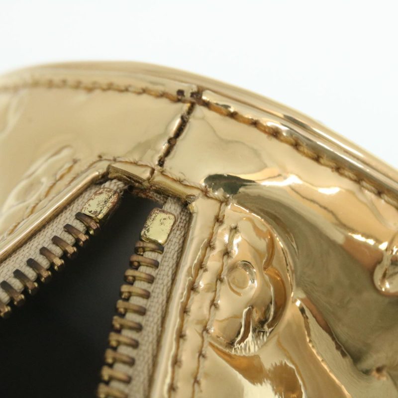 LOUIS VUITTON Monogram Miroir Speedy 35 Hand Bag Gold M95785 LV Auth 29332A - Image 6