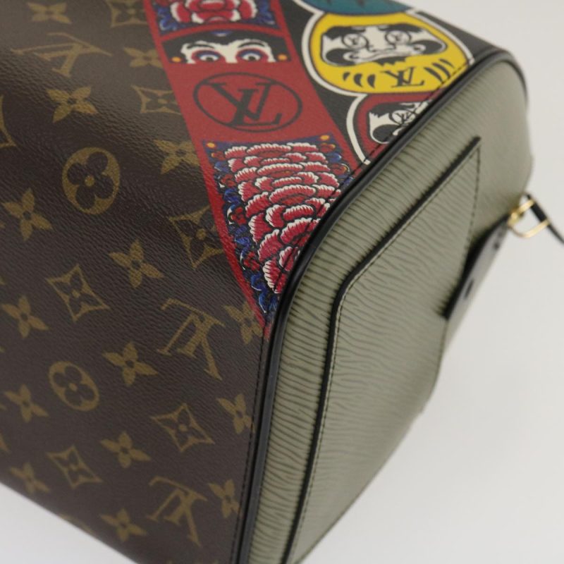 LOUIS VUITTON Monogram Epi Kabuki Speedy 30 Hand Bag M43505 LV Auth 29583A - Image 7