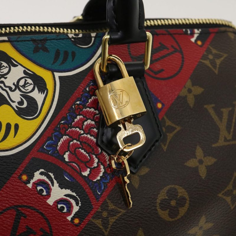 LOUIS VUITTON Monogram Epi Kabuki Speedy 30 Hand Bag M43505 LV Auth 29583A - Image 17