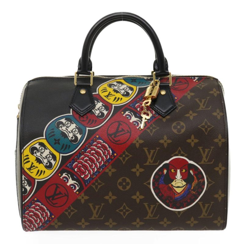 LOUIS VUITTON Monogram Epi Kabuki Speedy 30 Hand Bag M43505 LV Auth 29583A - Image 12