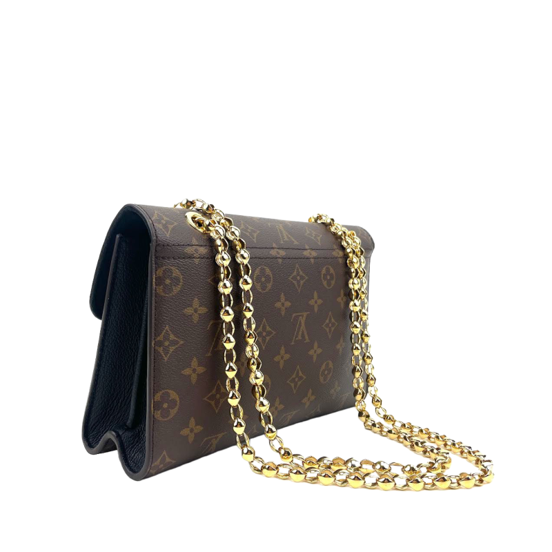LOUIS VUITTON Victoire Monogram w/Black - Image 2