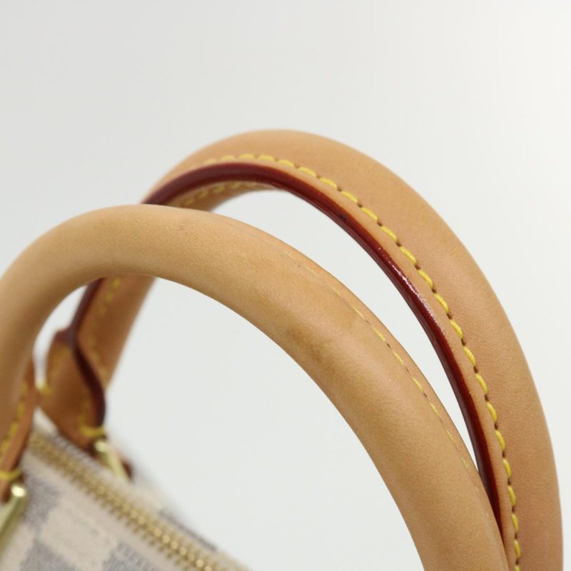 LOUIS VUITTON Damier Azur Speedy 35 Hand Bag N41535 LV Auth 31686A - Image 7
